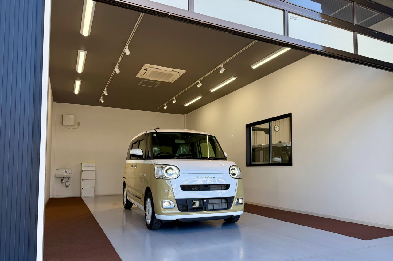 南アルプス市のサトウオートショップ 納車ルーム